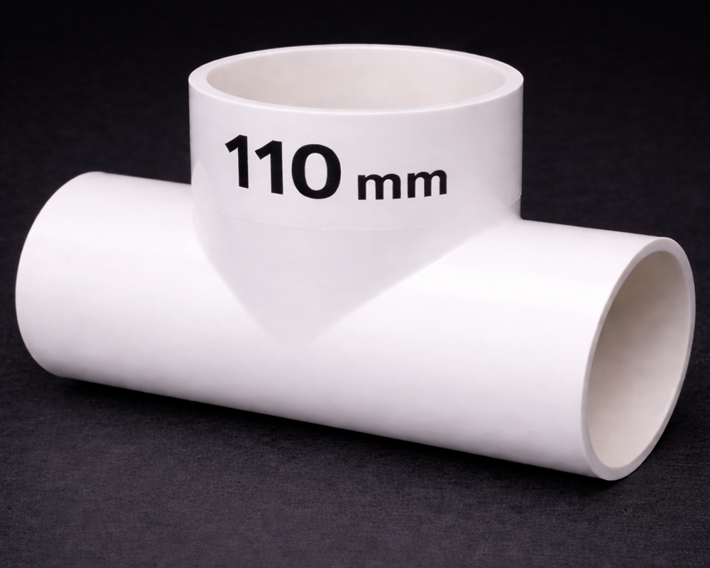 110 mm (4") PVC Elbow